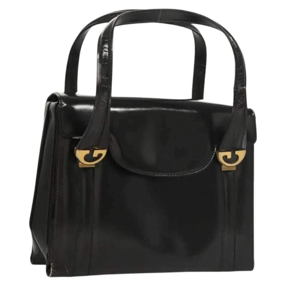 Gucci Black Satchel with Gold Hardware